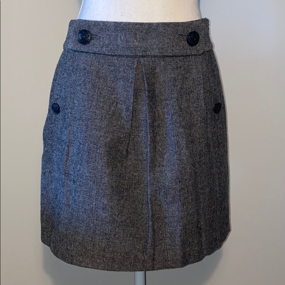 ❤️ Banana Republic Herringbone Mini Pencil Skirt